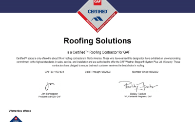 Roofing Solutions Has The Warranty That Beats The Rest